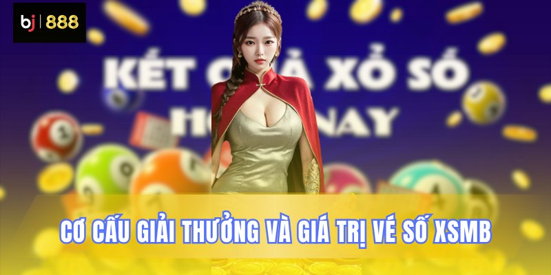 Giải thưởng XSMB giá trị và cơ cấu vé